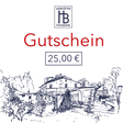 Geschenkgutschein 25 Euro