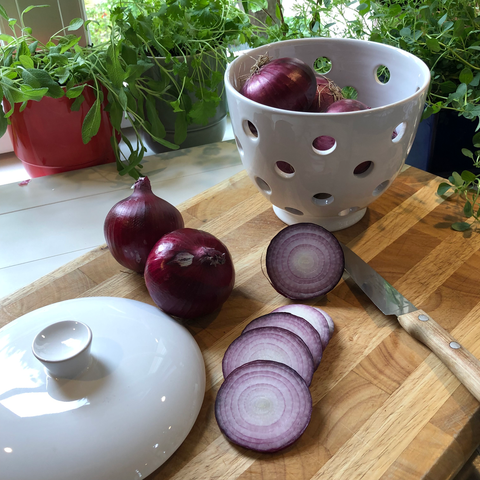 Onion jar 549DS | Decor 050