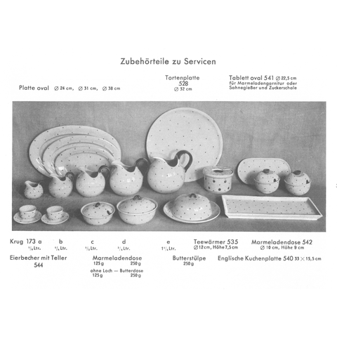 Butter dish 494B | Decor 007-1