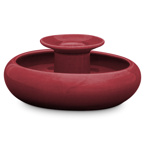 Candlestick with flower ring 215 | Decor 005