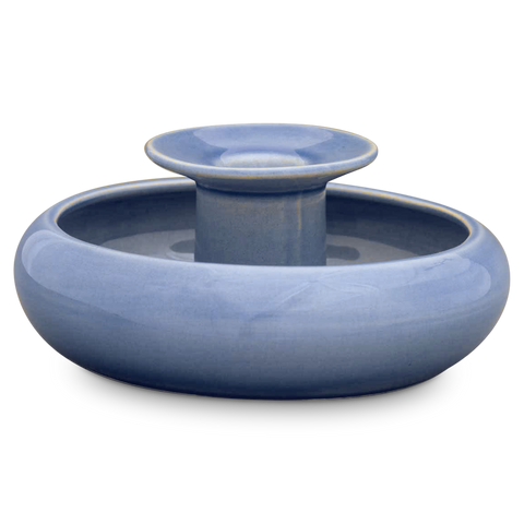 Candlestick with flower ring 215 | Decor 006