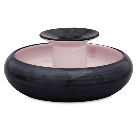 Candlestick with flower ring 215 | Decor 055-1