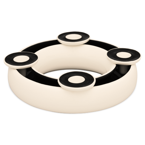 Flower vase ring 735A with candle holder 735A | Decor 007-1