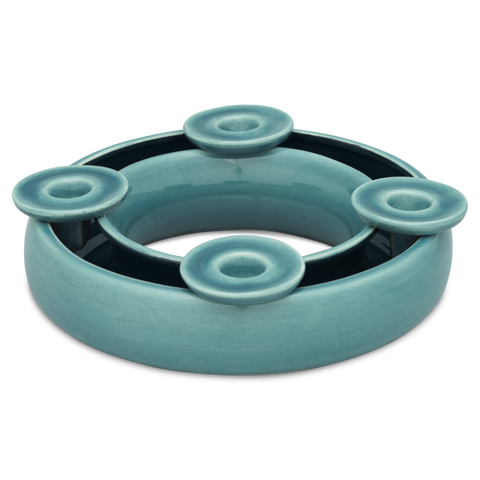 Flower vase ring 735A with candle holder 735A | Decor 053-1
