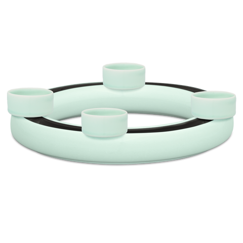 Flower vase ring with 4 Tealight holder HB 735B 735B | Decor 050-1