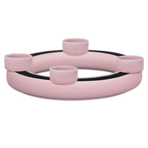 Flower vase ring with 4 Tealight holder HB 735B 735B | Decor 055-1