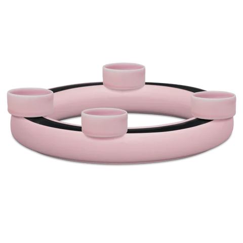 Flower vase ring with 4 Tealight holder HB 735B 735B | Decor 055-1