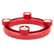 Flower vase ring with 4 Tealight holder HB 735B 735B | Decor 058