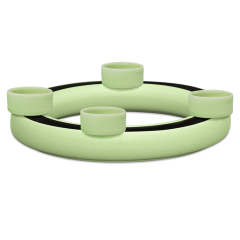 Flower vase ring with 4 Tealight holder HB 735B 735B | Decor 059-1