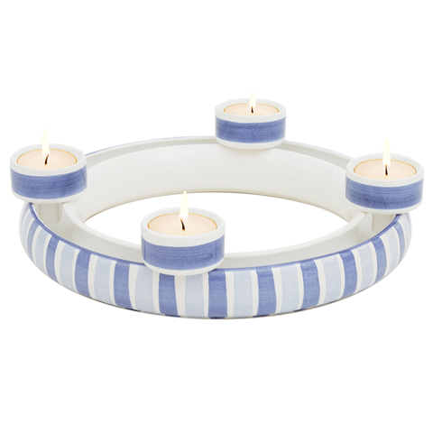 Flower vase ring with 4 Tealight holder HB 735B 735B | Decor 137