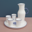 Jug Drinking cup set 6 pcs HB 580 | Decor 113