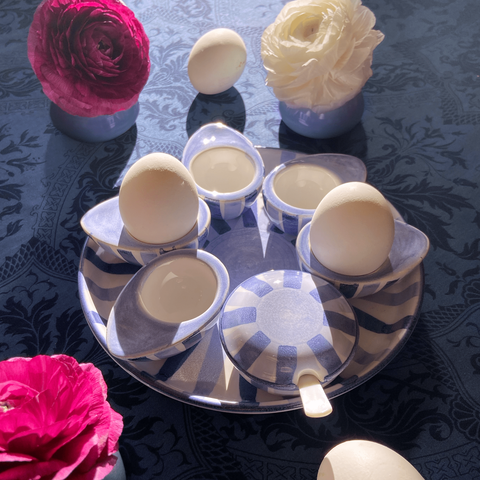 Egg cups and salt set 7 pcs HB 522 | Decor 137
