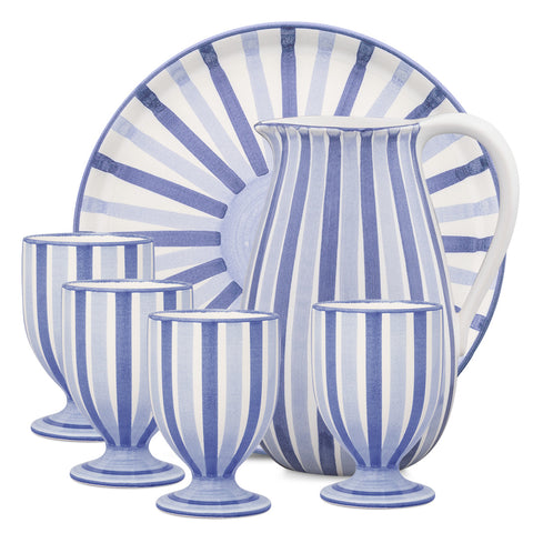 Jug Drinking cup set 6 pcs Manthey 597 | Decor 137