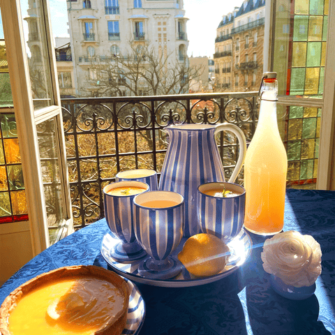 Jug Drinking cup set 6 pcs Manthey 597 | Decor 137