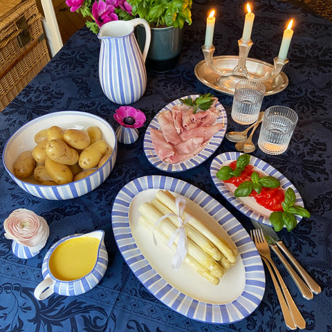 Oval platters and jug set 4 pcs HB 507 | Decor 137