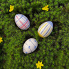 Easter egg set Fayence 3 pcs HB 753 HB 753 | Decor 999
