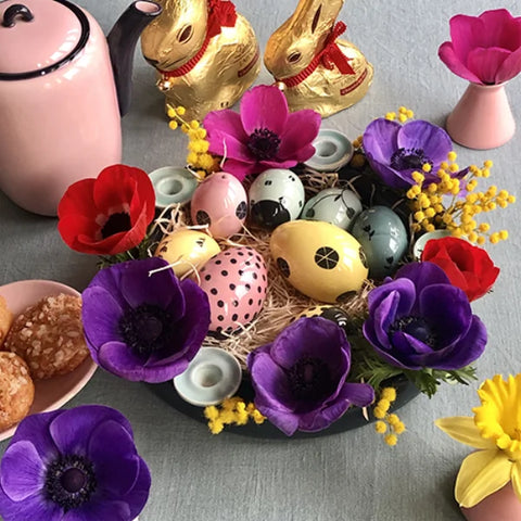 Easter eggs nest 8 pieces HB 735A 735A | Decor 999
