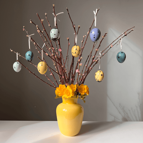 Easter egg vase set 9 pcs HB 726B HB 726 | Decor 999