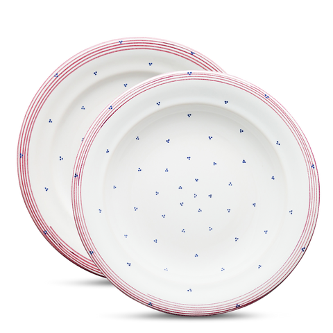 Soup plate set 2 pcs 223 | Decor 043