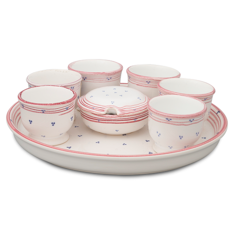 Egg cup set 8 pcs HB 521 | Decor 043